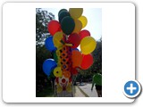 Balloon guy's balloon props for Premium Rush