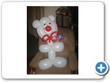 bear with flowers